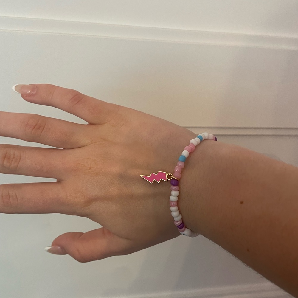 Blair Lightening Bolt Bracelet Preppy Sea Beads Bikini Bracelet (custom)